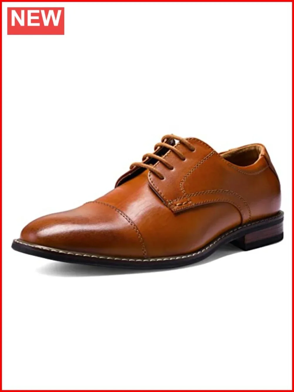 Men's Wingtip Oxford Dress Shoes - Formal Business Wedding Lace-Up